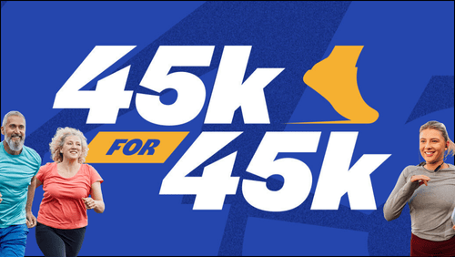 45 for Epilepsy challenge logo