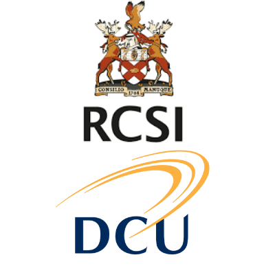 RCSI and DCU  logos