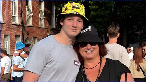 Sean and Bernadette on Baggot Street