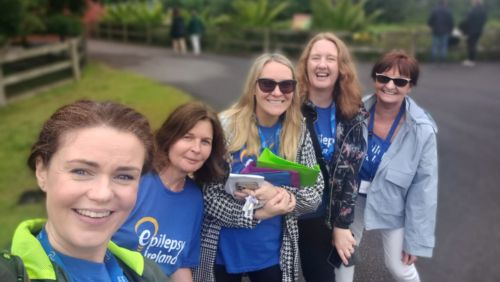 Members of the Epilepsy Ireland CRO team at a local event