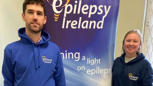 Epilepsy Ireland staff members modelling our hoodies.