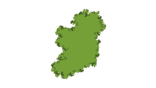 map of Ireland.