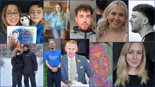 Images of people who have shared their story of life with epilepsy