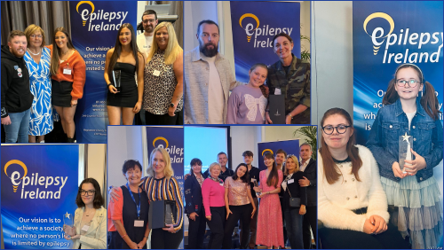 Pictures of recent recipients of the volunteer of the year awards receiving their awards