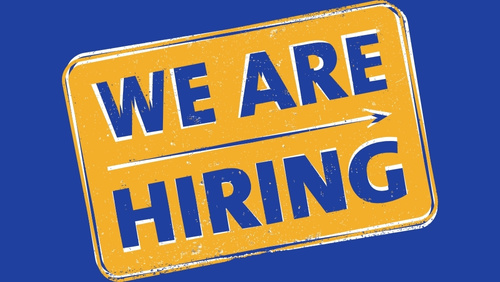 We are hiring graphic