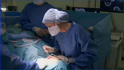 Surgeon from Beaumont performing Neurosurgery