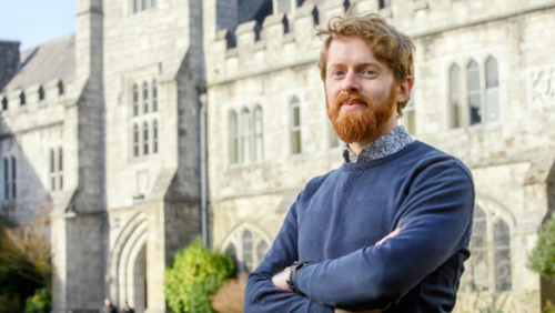 Dr. Cian McCafferty pictured in front of UCC