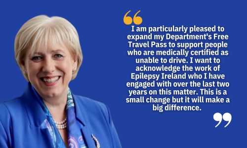 Minister Heather Humphreys and quote