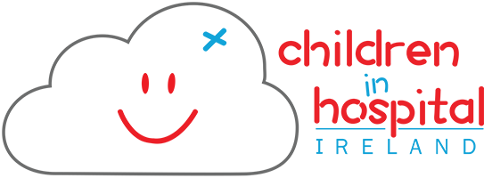 Cloud with smiling face - Children in Hospital Ireland logo