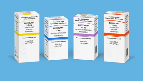 Boxes of BUCCOLAM Medication