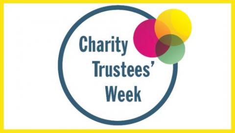 Charity Trustees' Week logo - big circle and three smaller circles