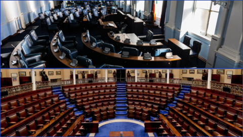 Dáil and Seanad Chamber