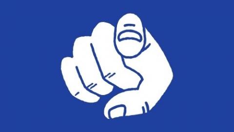 finger pointing