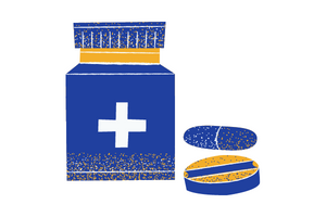 Graphic of a medication