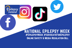 epilepsy ireland and popular social media channels' logos
