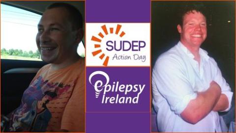 Kieran O'Connor and Noel Kelly and EI/SUDEP Action Logos