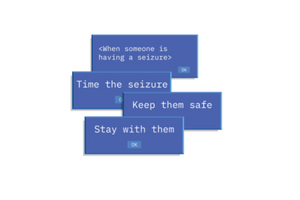 Epilepsy Ireland Seizure first aid logo - Time Safe Stay 