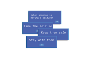 Epilepsy Ireland Seizure first aid logo - Time Safe Stay